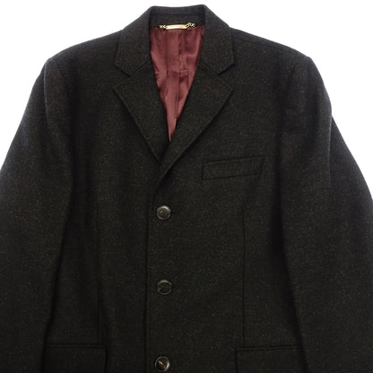 Good condition◆Dolce &amp; Gabbana Chester coat wool &amp; polyamide men's black x red size 48 [AFA3] 