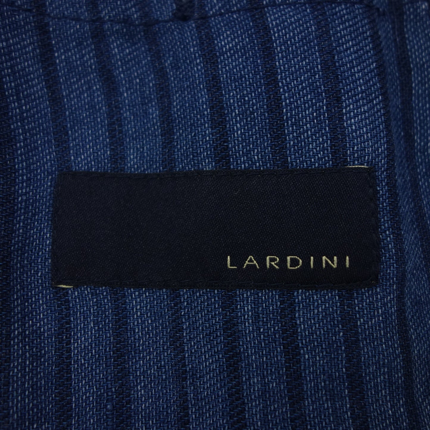 LARDINI 3B 夹克条纹男式 50 蓝色 LARDINI [AFB8] [二手] 