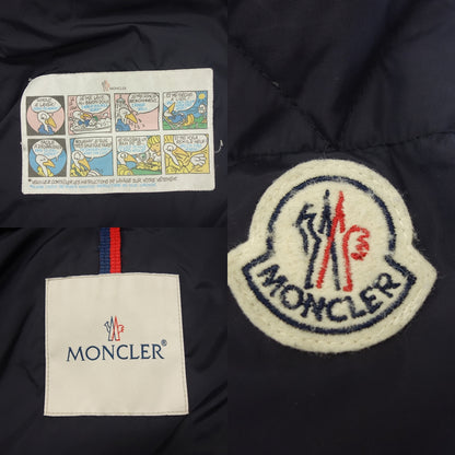 美品◆モンクレール ダウンジャケット トリコロール PREVOT メンズ ネイビー系 サイズ2 MONCLER【AFA12】