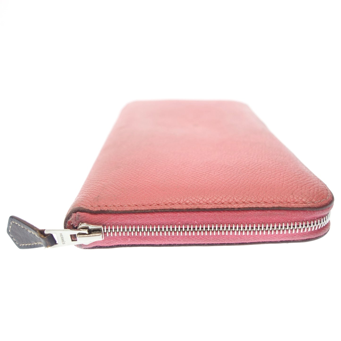 Hermes long wallet zip wallet long Azap silk in pink box HERMES [AFI23] [Used] 