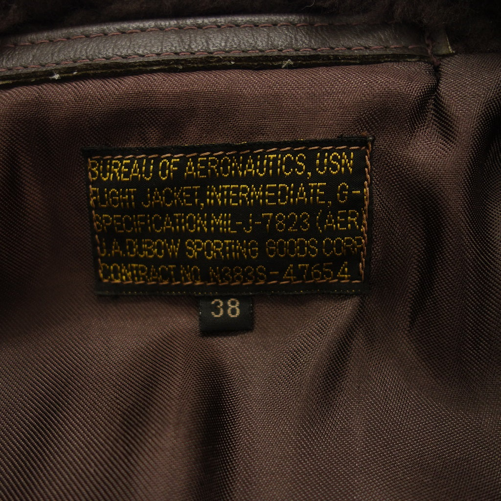 Good Condition◆Rainbow Country G-1 Flight Jacket Men's Size 38 Brown Rainbow Country [AFB7] 