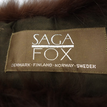 Very good condition◆SAGA FOX Shawl Brown SAGA FOX [AFI22] 