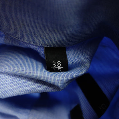 グッチ シャツ クラシック メンズ ブルー 38 GUCCI【AFB20】【中古】