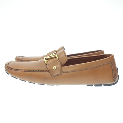 Used ◆Louis Vuitton Leather Loafer LV Hardware Gold Hardware FA0047 Men's Brown Size 10 LOUIS VUITTON [AFC22] 
