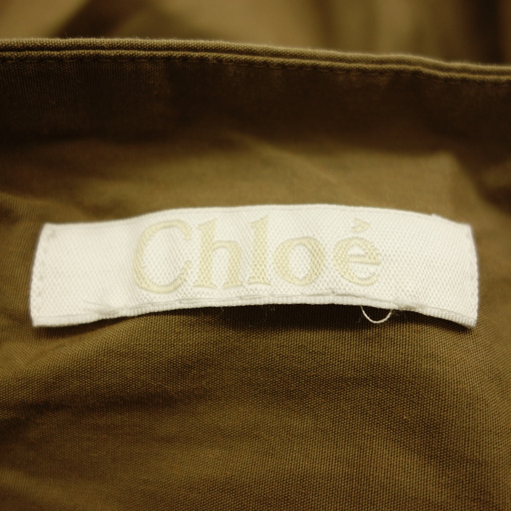 状况良好◆Chloe 棉质裙子 女士 34 棕色 Chloe [AFB9] 