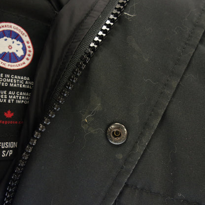 中古◆カナダグース ダウンジャケット 3805JMA カーソン メンズ ブラック サイズS CANADA GOOSE CARSON PARKA【AFA18】