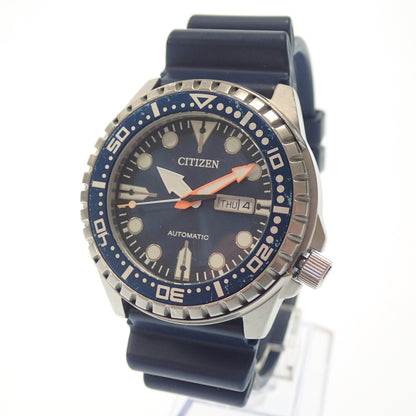 Citizen Watch Mega Diver Automatic Dial Navy Blue Silver x Navy CITIZEN [AFI2] [Used] 