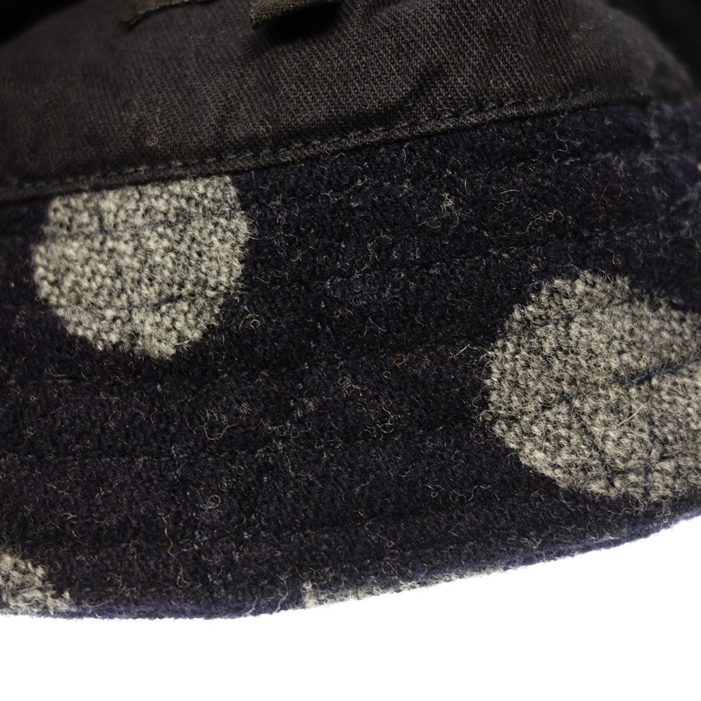 Good condition ◆ Engineered Garments Bucket Hat Dot Pattern Wool Navy x Gray Size M ENGINEERED GARMENTS [AFI20] 