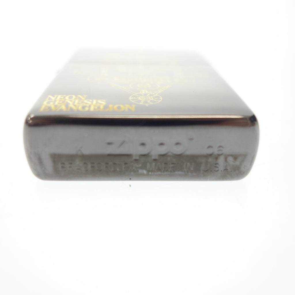 Used ◆Zippo lighter NEON GENESIS EVANGELION Evangelion Sephiroth's tree made in 2006 Black series ZIPPO [AFI15] 
