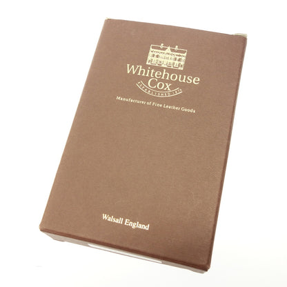品相良好◆White House Cox 通行证包缰绳皮革证件套红色 WHITEHOUSE COX [AFI10] 