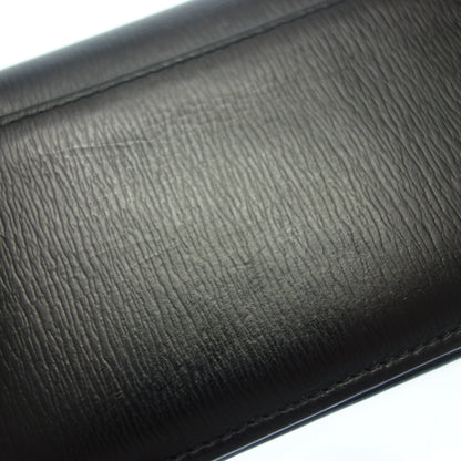 Montblanc card case business card holder leather black MONTBLANC [AFI6] [Used] 