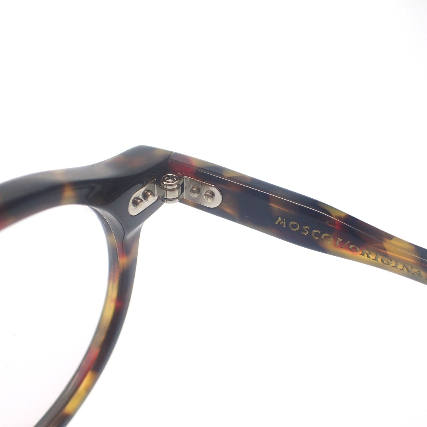 Very good condition ◆ MOSCOT MILTZEN Glasses Tortoiseshell pattern Brown 44□22-145 With box MOSCOT MILTZEN [AFI18] 