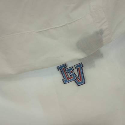 Used ◆Louis Vuitton long sleeve shirt regular fit LV print men's white size M LOUIS VUITTON [AFB37] 