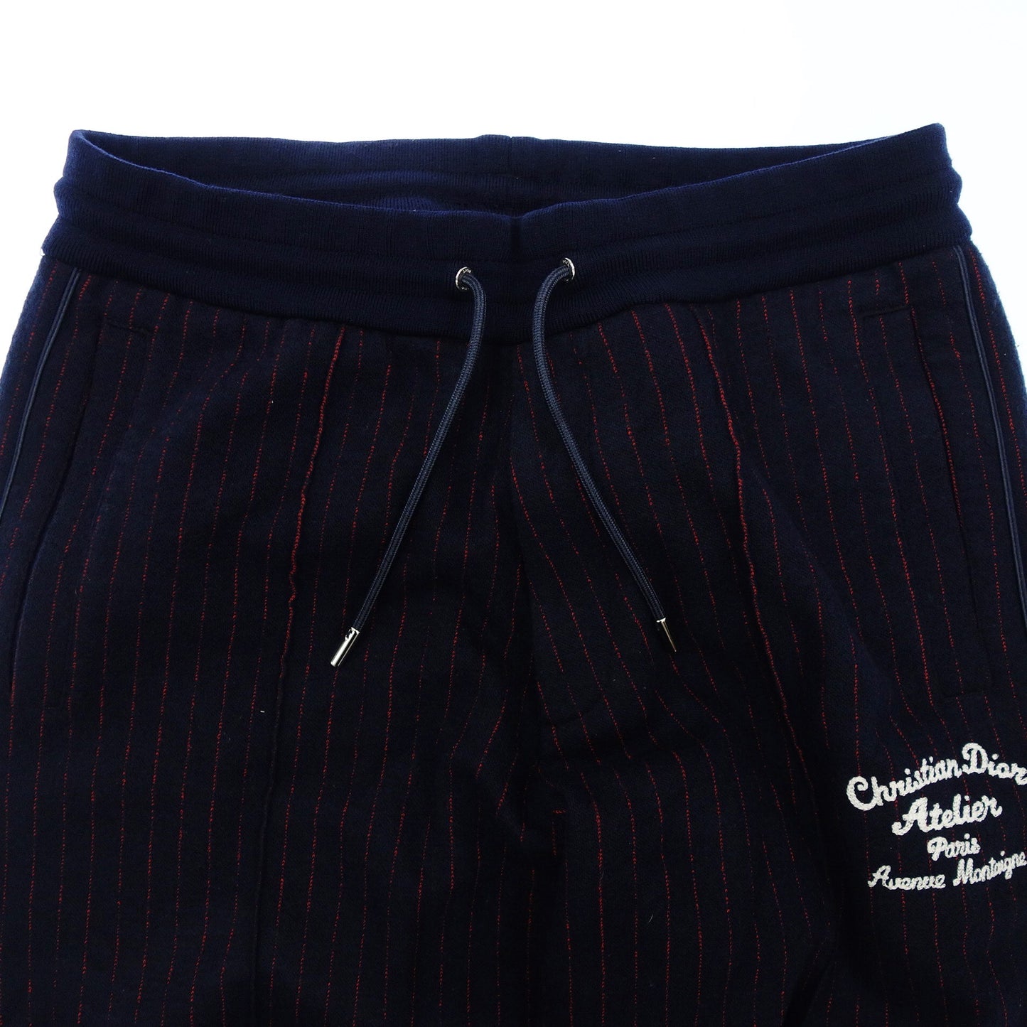 Very good condition ◆ Christian Dior Atelier Track Pants Striped 22SS Wool Men's S Navy Christian Dior [AFB26] 