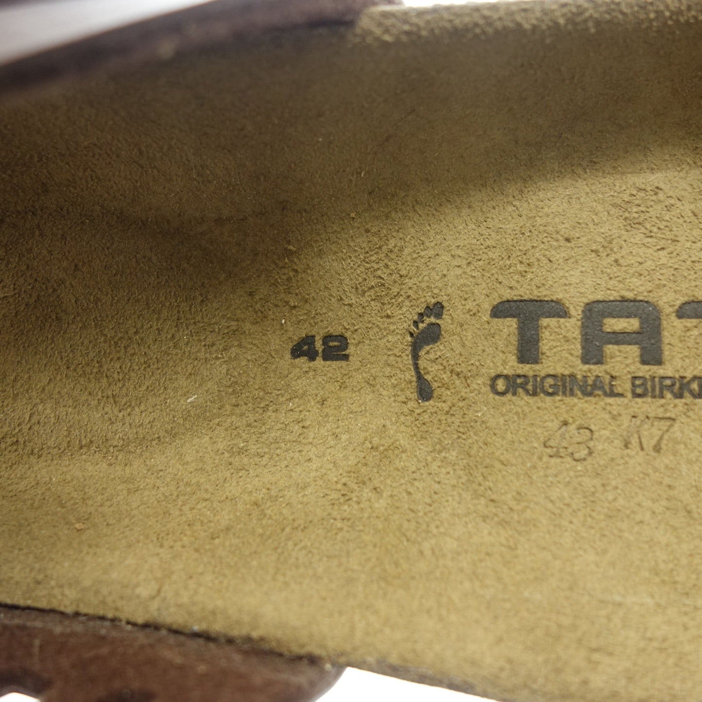 状况非常好 ◆ Tatami Birkenstock 凉鞋马尔代夫 男式 42 棕色 TATAMI BIRKENSTOCK Maldives [AFC52] 