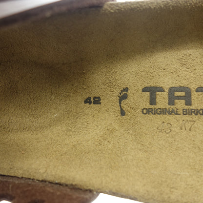 Very good condition ◆ Tatami Birkenstock Sandals Maldives Men's 42 Brown TATAMI BIRKENSTOCK Maldive [AFC52] 