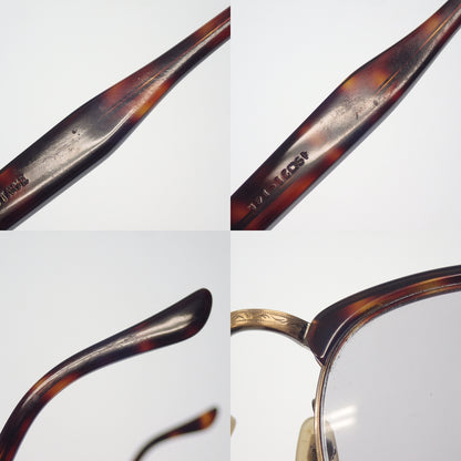 二手 ◆Kaneko Glasses 太阳镜 49□21-145 棕色 带镜框 [AFI11] 