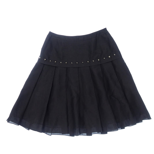 Very good condition ◆ Rene Studded Skirt Women's Black Size 36 Rene [AFB12] 