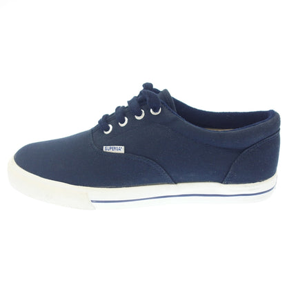 Good condition◆Superga sneakers canvas men's navy 42 SUPERGA [AFD5] 