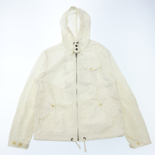 Polo Ralph Lauren Old Marine Parka Cotton Talon Zip White Men's M POLO Ralph Lauren [AFB26] [Used] 