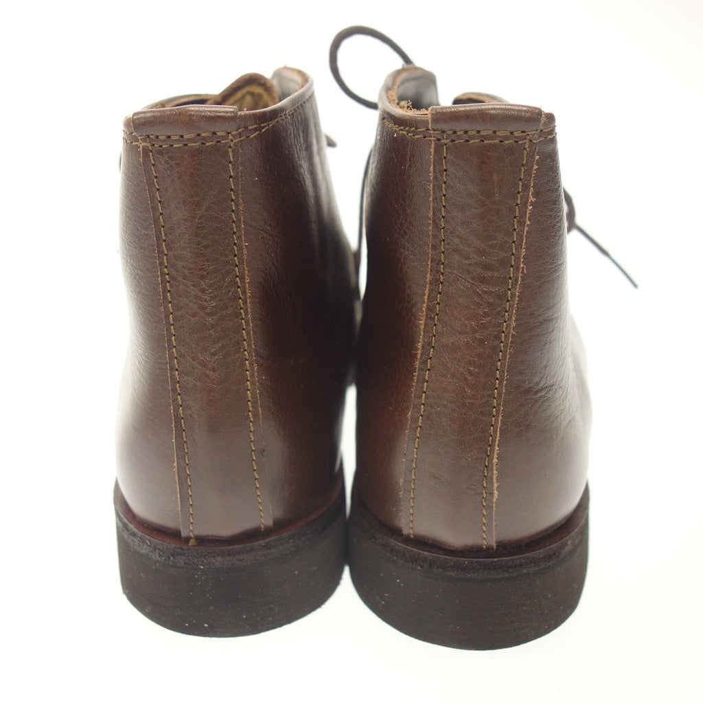 Very good condition ◆ Nakamura short boots Vibram sole men's size 28D brown Nakamura Viburam [AFD7] 