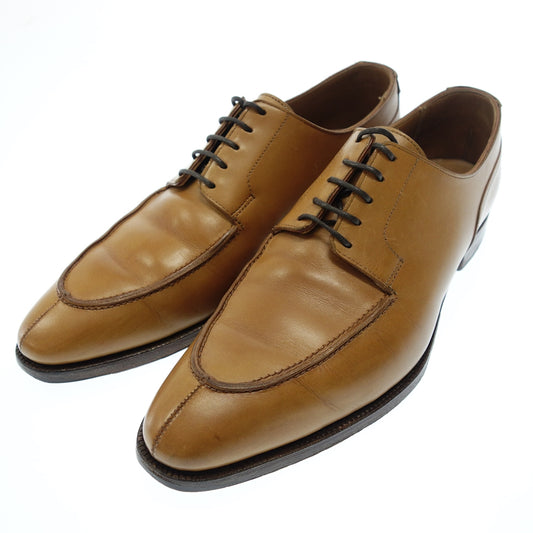 二手 ◆Crockett &amp; Jones U 型鞋 Wigston Trading Post 定制皮革男式浅棕色 UK6.5E CROCKETT&amp;JONES Wigston Trading Post [AFD1] 