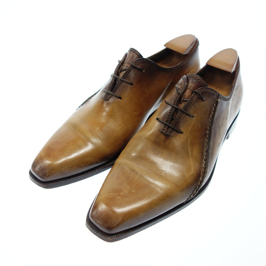 Berluti Leather Shoes Scars Scritto Calligraphy Whole Cut Men's Brown Berluti [AFC29] [Used] 