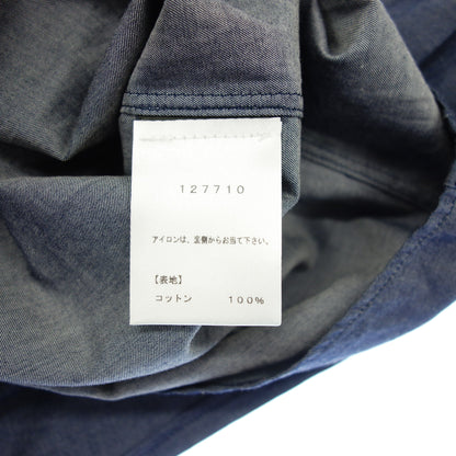 美品◆ベルルッティ 長袖シャツ コットン メンズ ネイビー サイズ38 Berluti【AFB50】