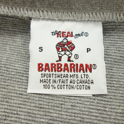 Very good condition◆Barbarian Classic Cardigan Cotton Men's Size S Gray BARBARIAN [AFB9] 