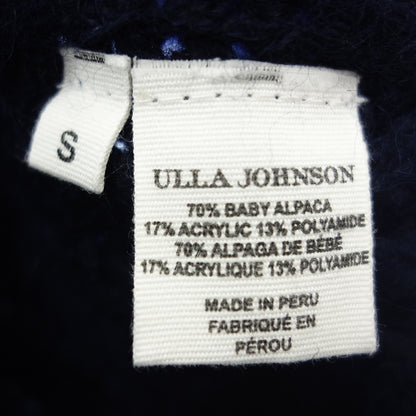 Good condition ◆ Ulla Johnson long sleeve knit sweater alpaca blend side slit women's size S navy Ulla Johnson [AFB36] 