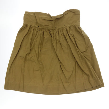 Good condition◆Chloe Cotton Skirt Ladies 34 Brown Chloe [AFB9] 