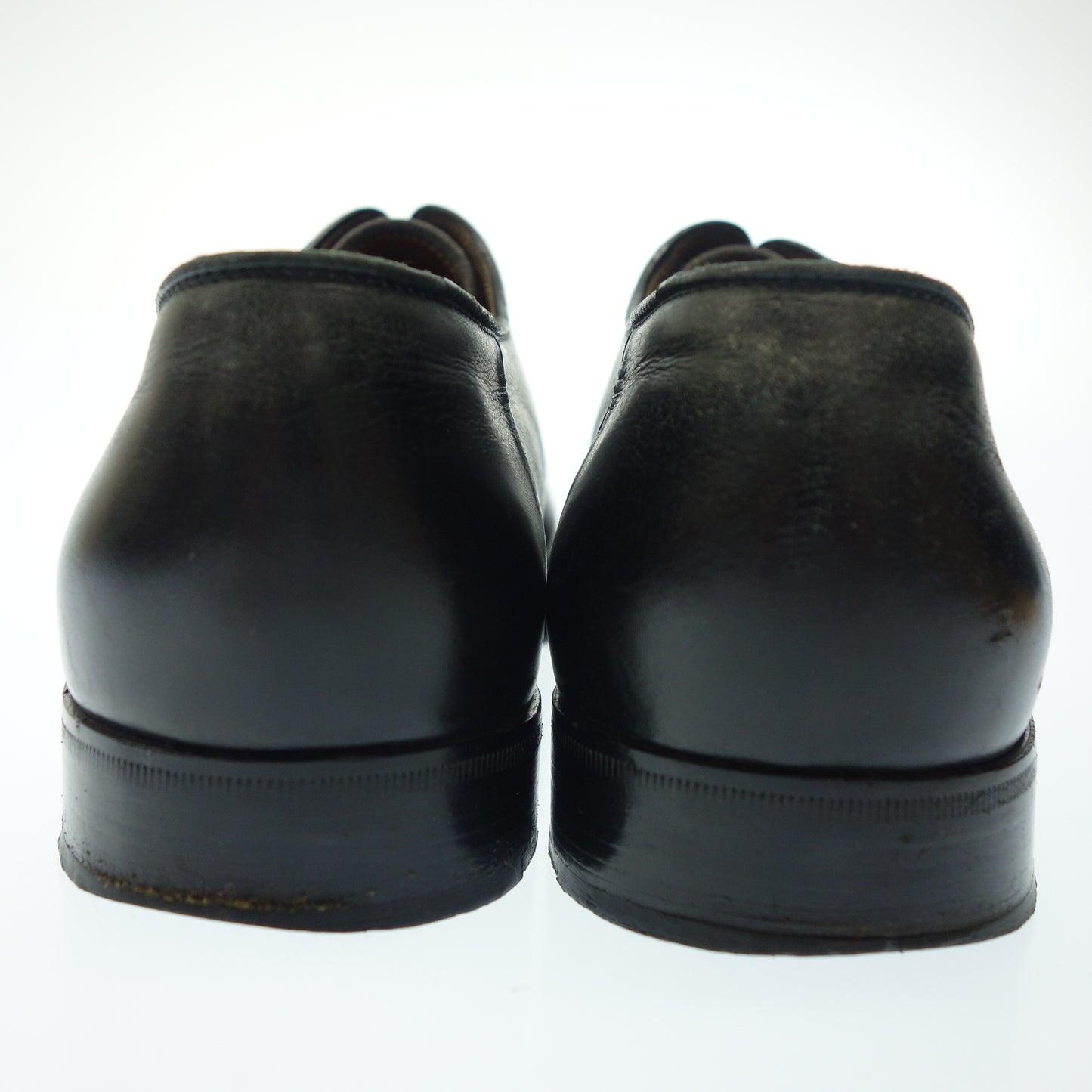 Used ◆ Bonora leather shoes plain toe men's 41.5 black BONORA [AFC23] 