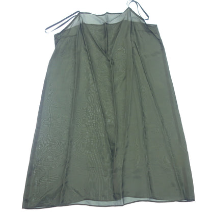 Good Condition◆Sacai 22AW Dress Suiting Mix Dress Pleated Docking Ladies Green Size 2 22-06038 sacai [AFB49] 
