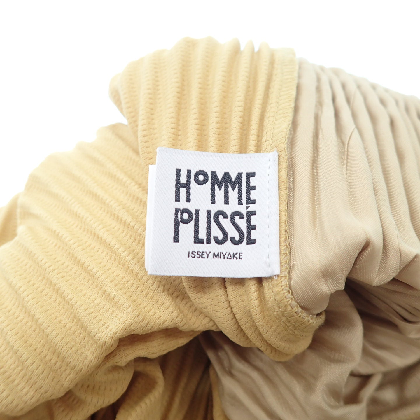 ISSEY MIYAKE HOMME PLISSE Pants Tapered HP11JF159 Yellow Men's 1 ISSEY MIYAKE HOMME PLISSE [AFB21] [Used] 