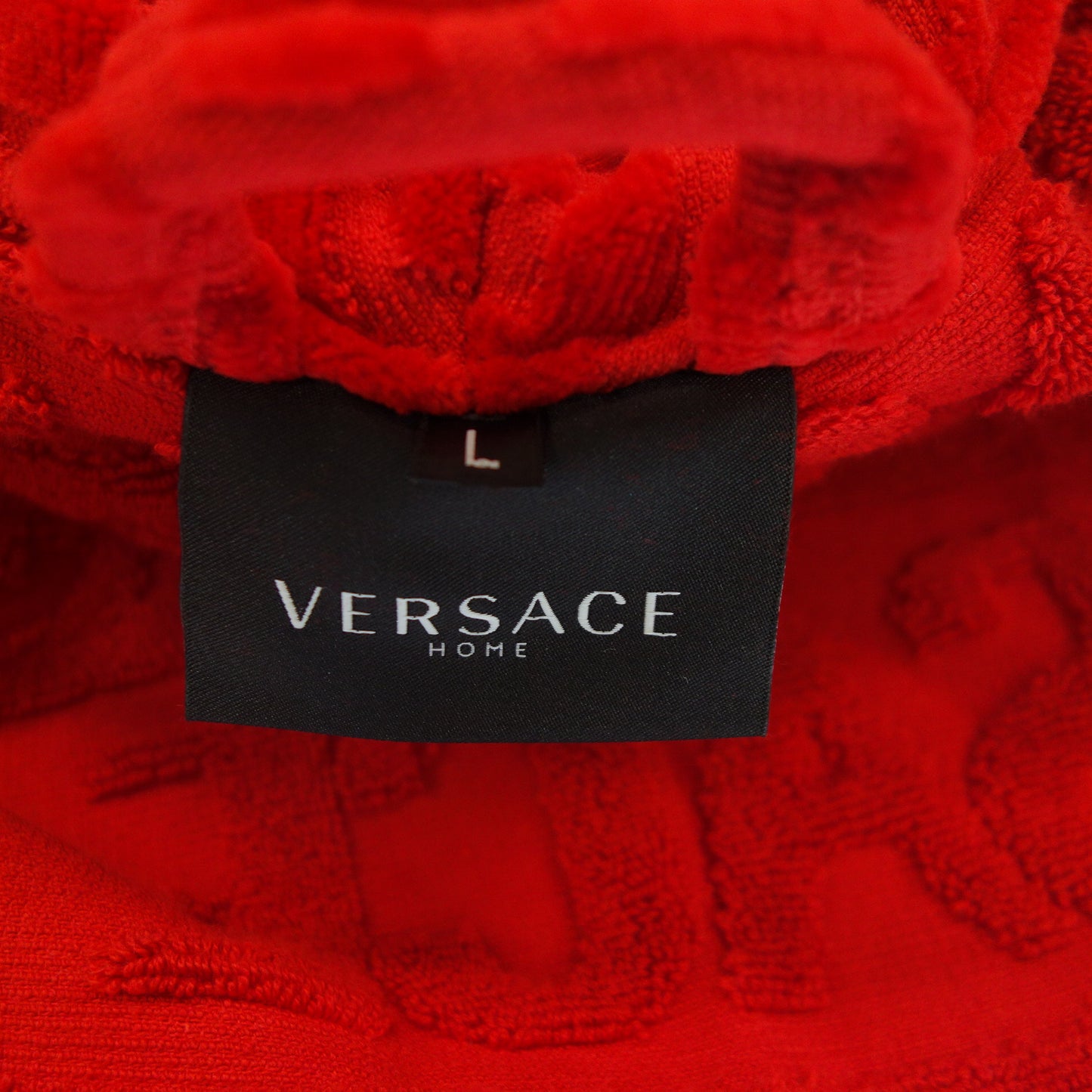 Very good condition◆Versace Gown Home Collection Men's Red L Versace [AFB41] 