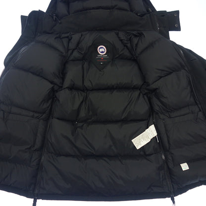 美品◆カナダグース ダウンコート ラングレー 3346JM ブラック系 メンズ サイズS CANADA GOOSE【AFA5】