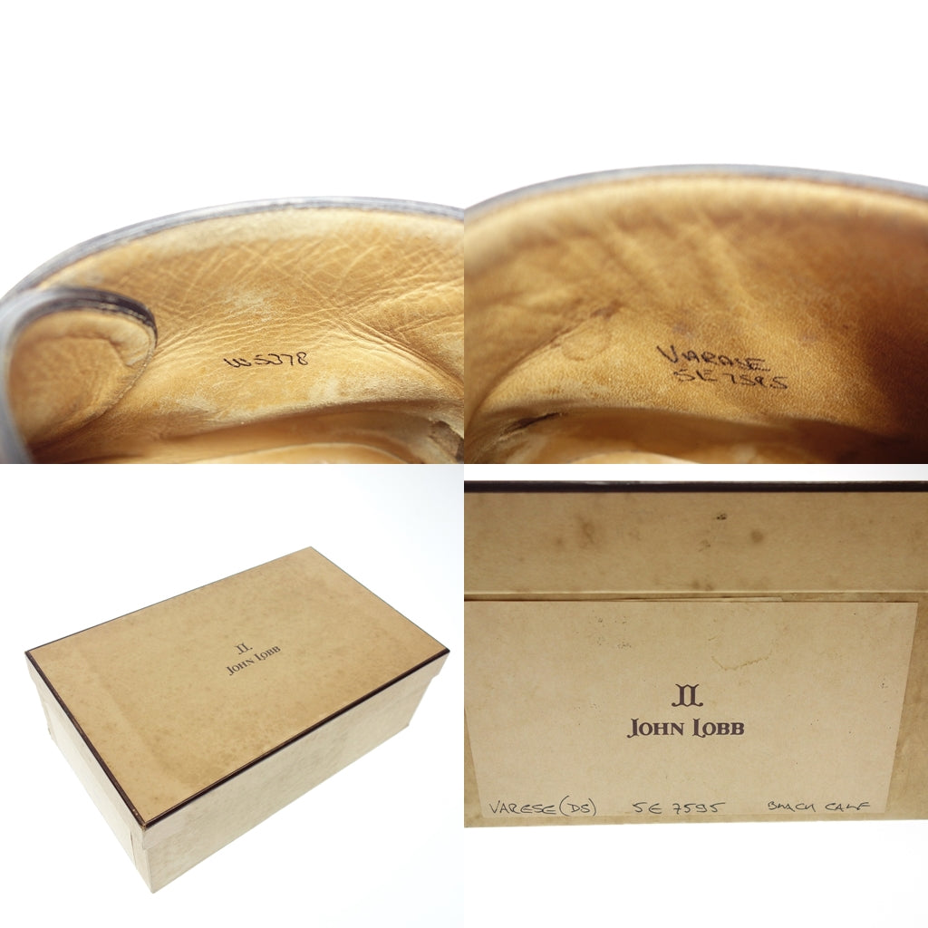 中古◆ジョンロブ レザーシューズ バレーゼ VARESE メンズ 5E 黒 JOHN LOBB【AFD5】