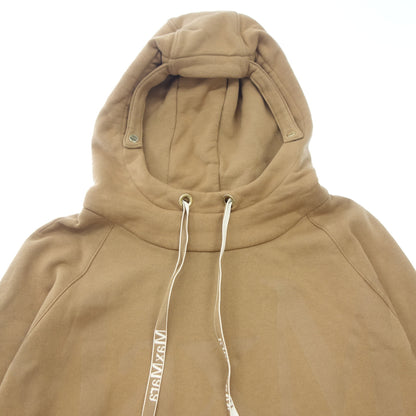 エスマックスマーラ パーカー プルオーバー プリント ロゴ レディース ベージュ Sサイズ S Max Mara【AFB1】【中古】