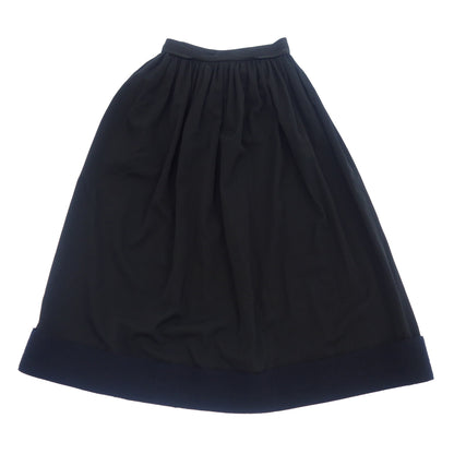 Very good condition ◆ Yohji Yamamoto Skirt Wool Nylon Switching Women's Black 1 Yohji Yamamoto [AFB49] 