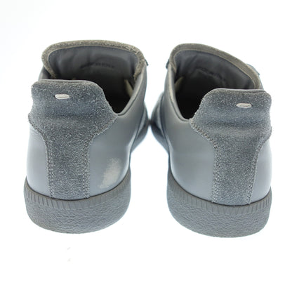 Used ◆Maison Margiela Replica Sneakers Leather German Trainer Men's 40 Gray MAISON MARGIELA REPLICA [AFD13] 