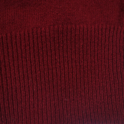 COMME des GARCONS Cardigan White Heart Wool Knit AZ-N066 Men's Bordeaux M COMME des GARCONS [AFB52] [Used] 