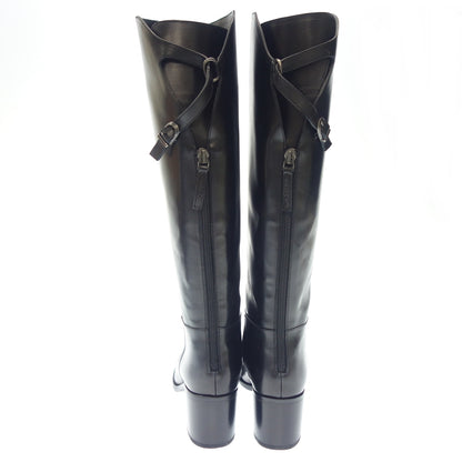 Good condition ◆ Sartre long boots SR2652 Women's Black Size 38 SARTORE [AFD12] 