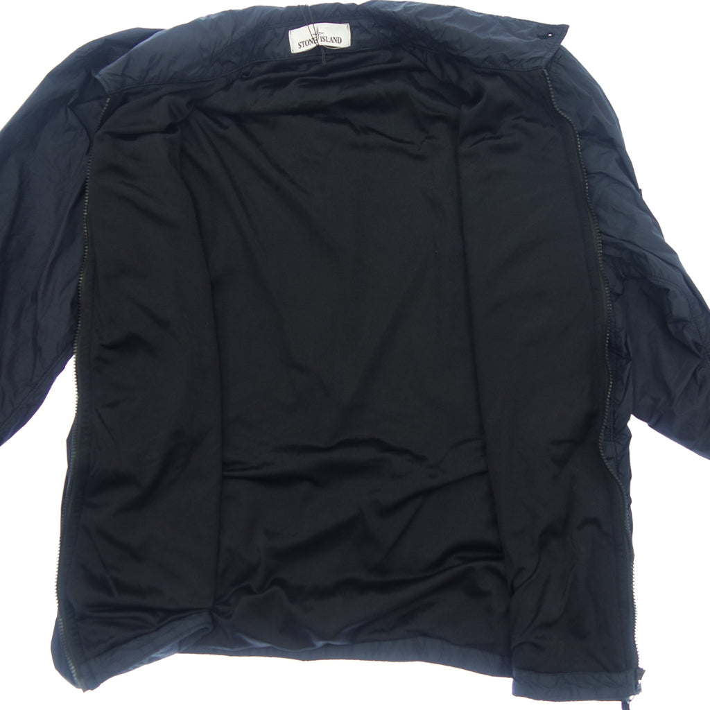 Like new◆Stone Island Blouson 4 Pocket Oversized Shirt Jacket Nylon Men's Size XL Black 751510523 STONE ISLAND [AFB2] 