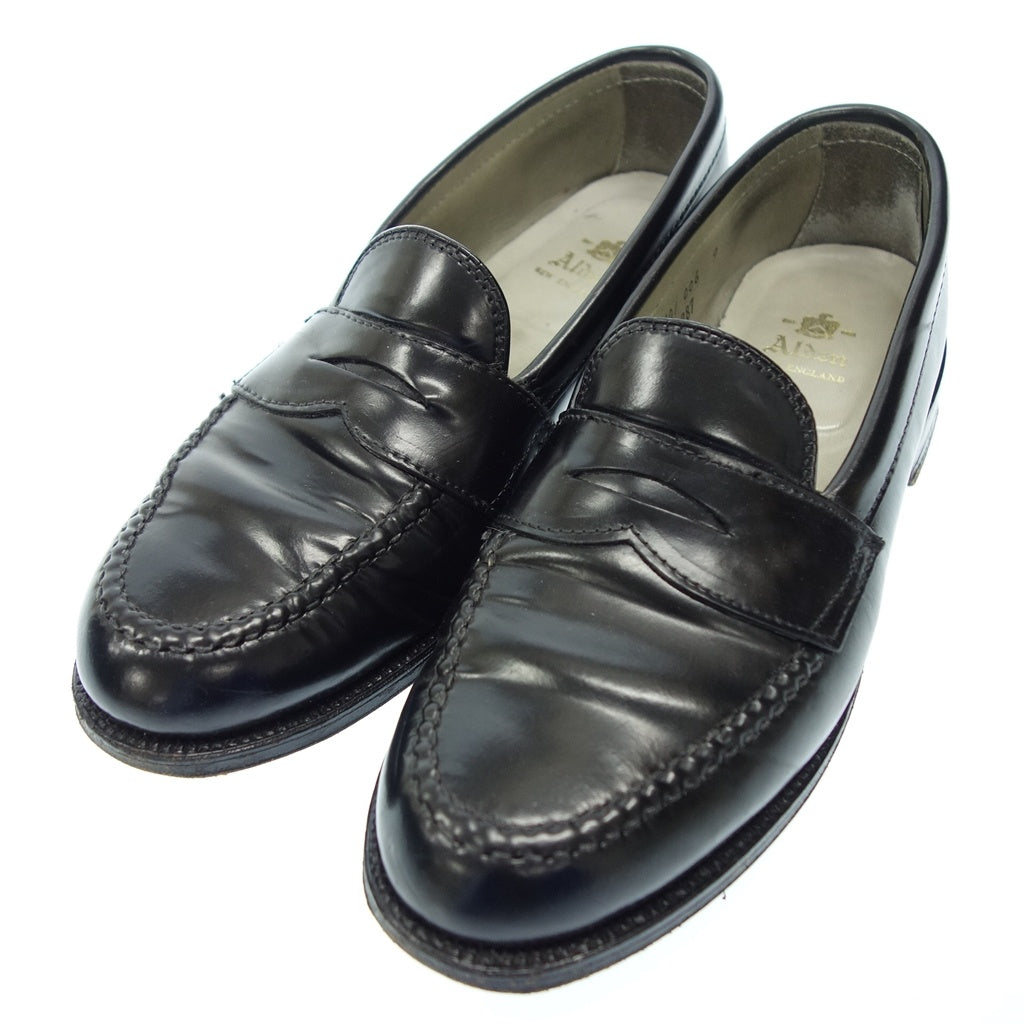 状况良好 ◆ Alden 皮鞋 Penny 乐福鞋 987 Cordovan 男式黑色 US8E ALDEN [LA] 