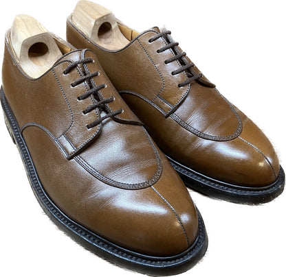 Good Condition◆JM Weston Leather Shoes Classic Derby 598 Split Toe Men's 6 Brown JM WESTON [LA] 