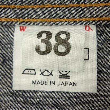 Good Condition◆Warehouse Denim Jacket Nonpareil Blouse Cotton Men's Indigo Size 38 WAREHOUSE &amp; CO. Nonpareil BROWSE [AFB37] 