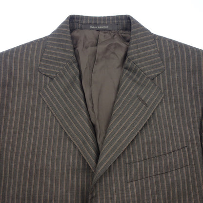 品相良好◆Ermenegildo Zegna 西装套装旅行者定制单条纹 3B 男式灰色 44 码 Ermenegildo Zegna [AFB7] 