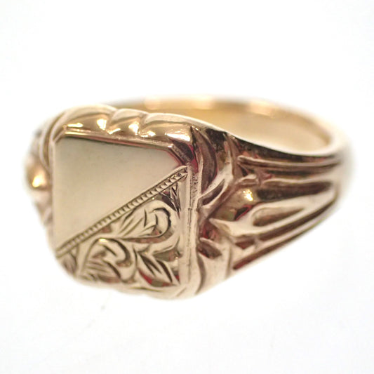 非常漂亮的商品◆TIKASHI 戒指 10K 5.39g 黄金尺寸 8.5 带盒子 TIKASHI [AFI6] 