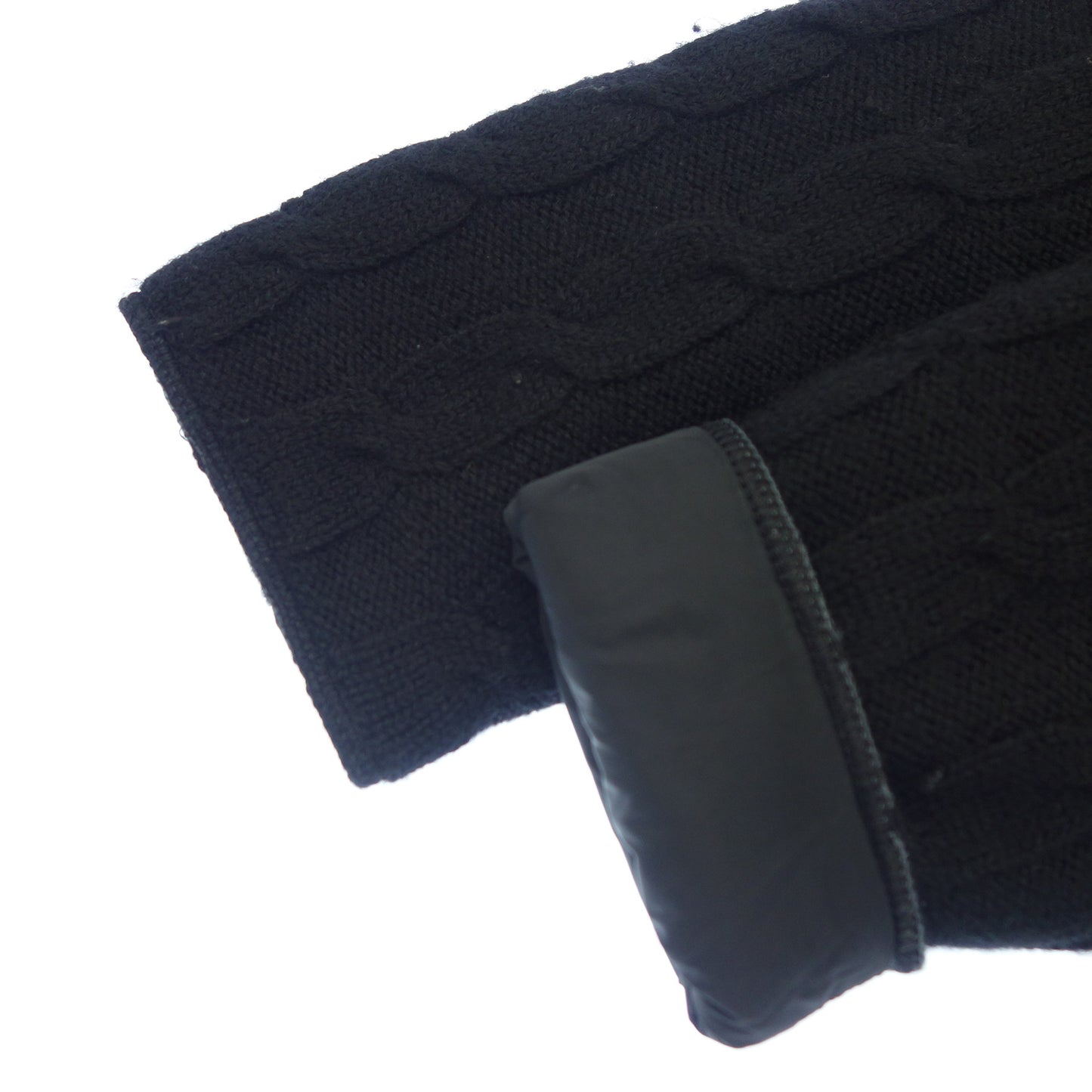 Used ◆Prada knit jacket wool men's black size 50 PRADA [AFB18] 