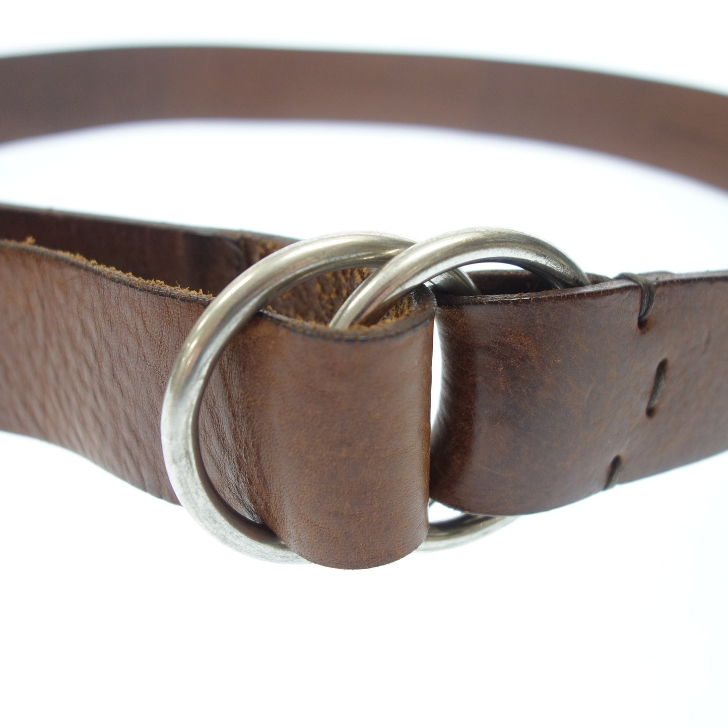 Brunello Cucinelli leather belt ring size 90 brown BRUNELLO CUCINELLI [AFI13] [Used] 